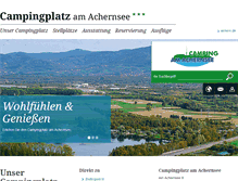 Tablet Screenshot of campingplatz-achernsee.de